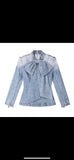 Bowtie denim shirt